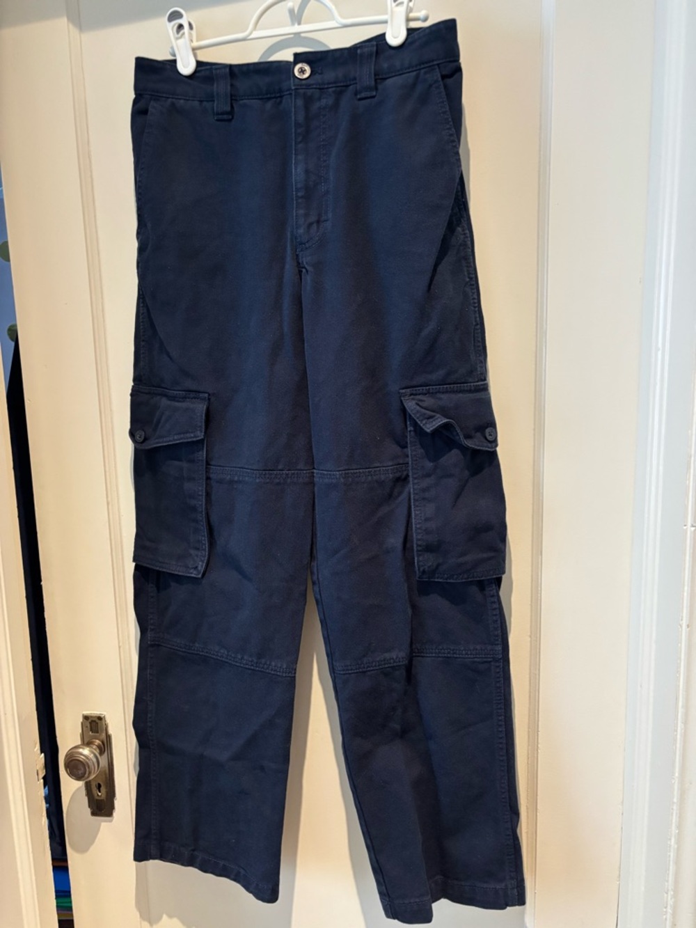 TNA Navy Blue Cargo Pants with Flap Pockets
